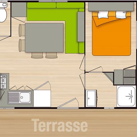Mobile home 4 persons - High Comfort