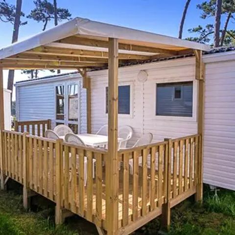 MOBILE HOME 6 people - Comfort | 3 Bedrooms | 6 Pers | Raised terrace | Air conditioning