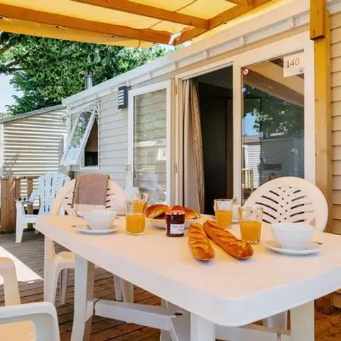 MOBILE HOME 6 people - Comfort | 3 Bedrooms | 6 Pers | Raised terrace | Air conditioning