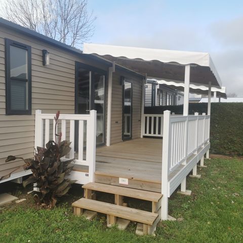 MOBILE HOME 5 people - SAM - COTTAGE CONFORT 2ch/ 4/5p - 30m² - Covered terrace