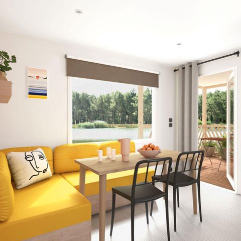 Mobile home 4 persons - LEISURE & COMFORT 2-bedroom - 20m² - Enclosed terrace for 4 people