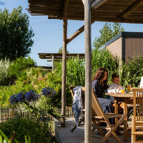 MOBILE HOME 6 people - SAM - SUNELIA LUXURY TAOS SPA 3bed/ 6p - 40m² - Exotic terrace