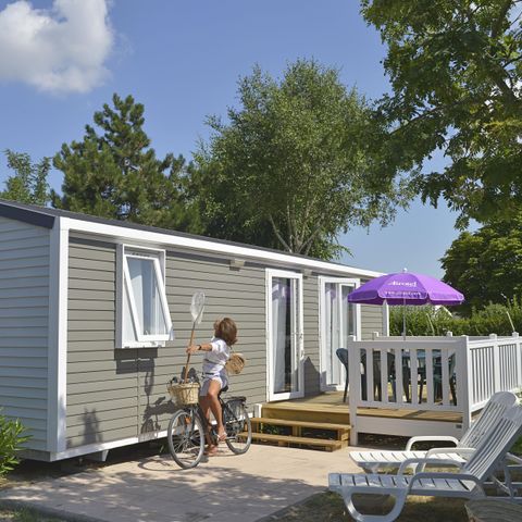MOBILE HOME 6 people - DIM - COTTAGE CONFORT 3bed/ 6p - 35m² - Terrace with parasol