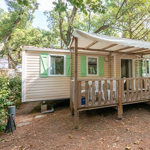 MOBILE HOME 6 people - Mobile-home | Comfort XL | 3 Bedrooms | 6 Pers. | Raised terrace | Air conditioning