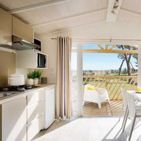 Mobile home 4 persons - Loggia 25m² + terrace - 2 bedrooms