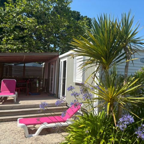 MOBILE HOME 4 people - Premium Cottage – 2 bedrooms – 2 bathrooms – Bed linen, towels, griddle and cleaning service included