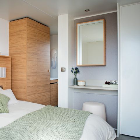 MOBILE HOME 4 people - Premium Cottage – 2 bedrooms – 2 bathrooms – Bed linen, towels, griddle and cleaning service included