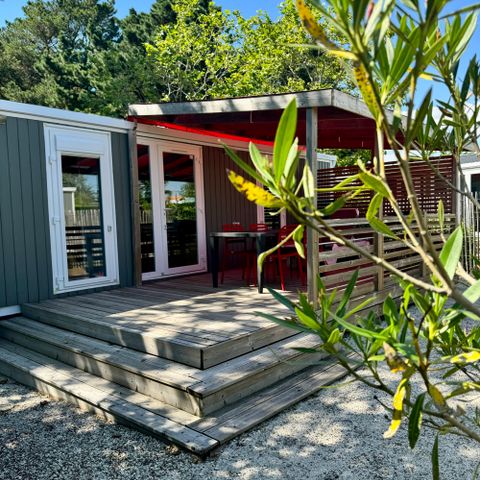 MOBILE HOME 4 people - Premium Cottage – 2 bedrooms – 2 bathrooms – Bed linen, towels, griddle and cleaning service included