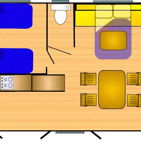 MOBILE HOME 6 people - Riviera 860-2 CD