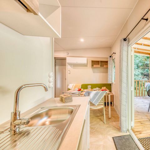 MOBILE HOME 6 people - Mobile-home | Comfort | 3 Bedrooms | 6 Pers. | Raised terrace