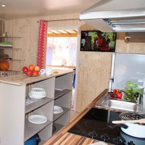 BUNGALOW 8 people - Comfort 4 Rooms 6/8 People Air-conditioned + TV
