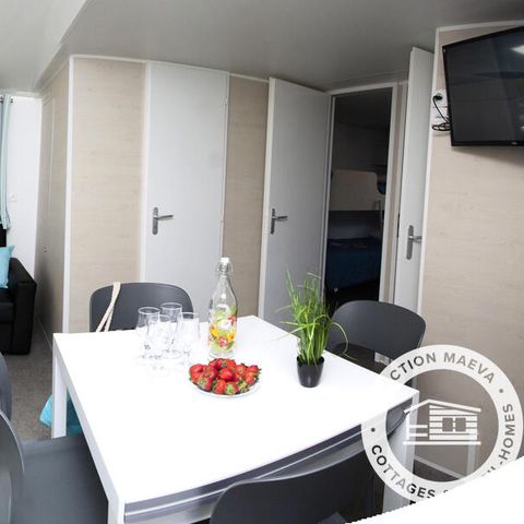 MOBILE HOME 8 people - Luxury 4 Rooms 6/8 Persons Air-conditioned + TV