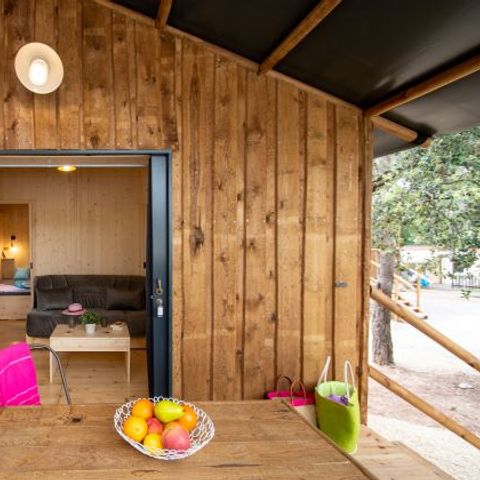 CHALET 7 people - 2 rooms 5/7 pers. air conditioning tv 27m² + terrace