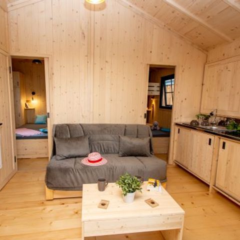 CHALET 7 people - 2 rooms 5/7 pers. air conditioning tv 27m² + terrace