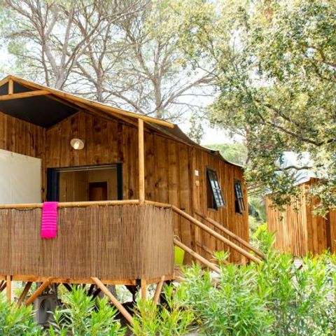 CHALET 7 people - 2 rooms 5/7 pers. air conditioning tv 27m² + terrace
