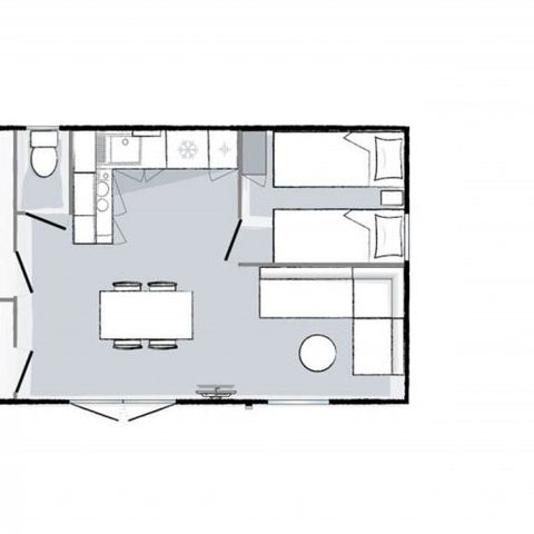 MOBILE HOME 4 people - PRESTIGE D
