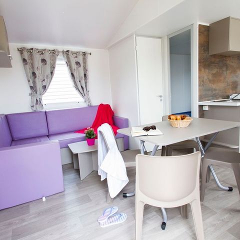 Mobile home 5 persons - COMFORT 2 bedrooms - TV - CLIM
