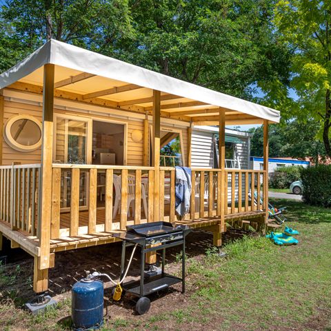 MOBILE HOME 6 people - Comfort TV 3-channel – TV – covered terrace – plancha – 30m² | COMFORT