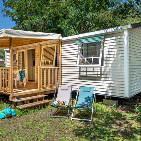 MOBILE HOME 6 people - Comfort TV 3-channel – TV – covered terrace – plancha – 30m² | COMFORT