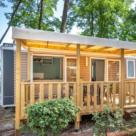 Mobile home 5 persons - Comfort - TV 2bed-TV-covered terrace- 26m²