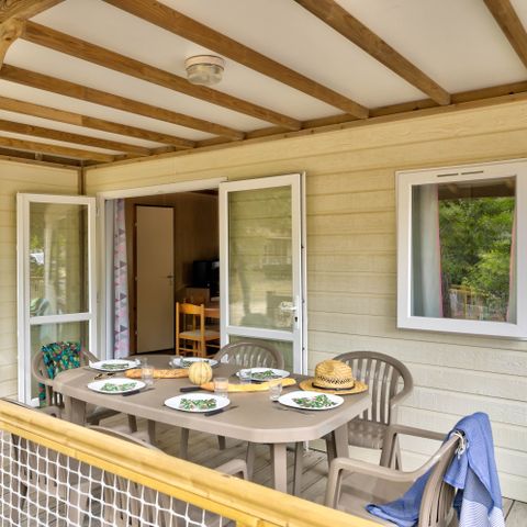 CHALET 7 people - Family 3bed-CLIM-terrasse XXL couverte-TV-LV-plancha-32m²| PREMIUM