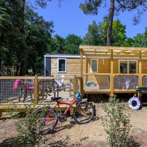MOBILE HOME 8 people - Family 4bed-CLIM-terrasse XXL couverte-TV-LV-plancha-38m²| PREMIUM