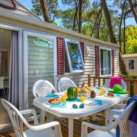 MOBILE HOME 6 people - Classic 3bed (without TV)-discovered terrace-30m² | STANDARD