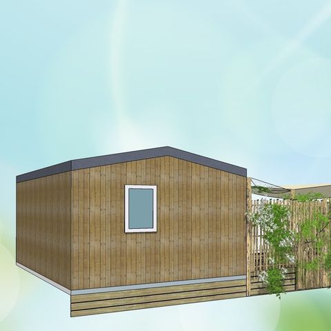 MOBILE HOME 10 people - Tribe 5bed -CLIM-2bath-TV-LV-Plancha-covered terrace-56m² | PREMIUM