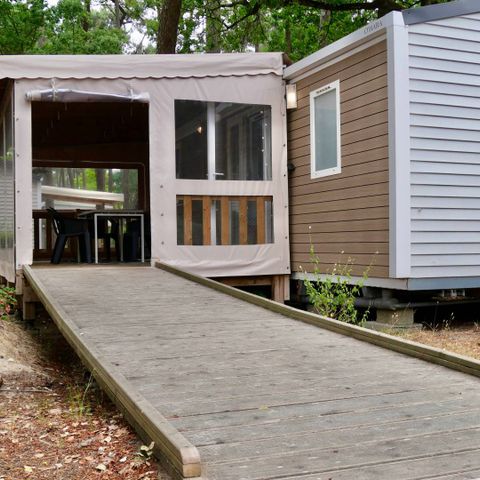 MOBILE HOME 5 people - Life 2bed PMR- CLIM -TV-LV-plancha-32m²-covered terrace | PREMIUM