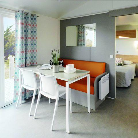 MOBILE HOME 5 people - Life 2bed PMR- CLIM -TV-LV-plancha-32m²-covered terrace | PREMIUM
