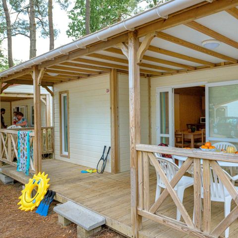Chalet 7 persons - 3bed - Without - TV - -covered terrace- 32m² - STANDARD