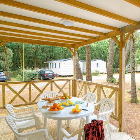 Chalet 7 persons - 3bed - Without - TV - -covered terrace- 32m² - STANDARD