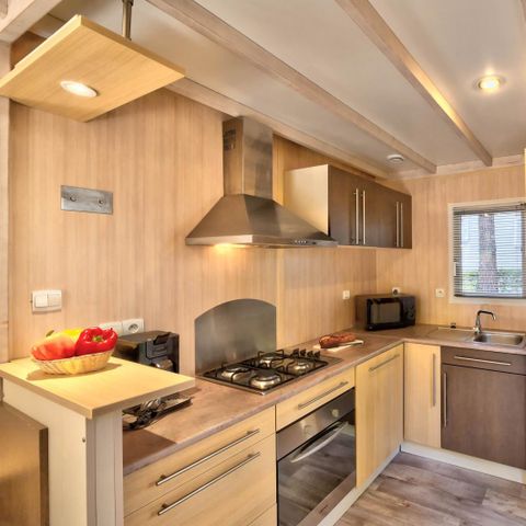 Chalet 4 persons - Comfort Air-Conditioned 2-Bedroom Cottage - COMFORT AIR-CONDITIONED - 32 to - 43 m² - Air conditioning - TV - Dishwasher - Griddle
