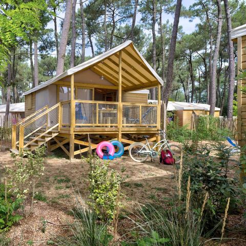 LODGE 5 people - Cosyflower 2bed -TV-laundry-covered terrace-28m² | COMFORT