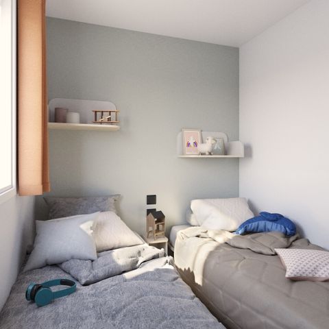 MOBILE HOME 6 people - Confort TV PLUS 3ch | CONFORT - 30m² - covered terrace - TV - plancha