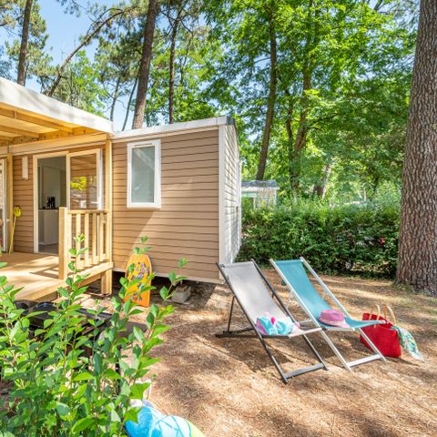 Mobile home 6 persons - Comfort Clim 3-bedroom - CONFORT - CLIM – 30m² – Air conditioning – - TV – griddle – covered terrace
