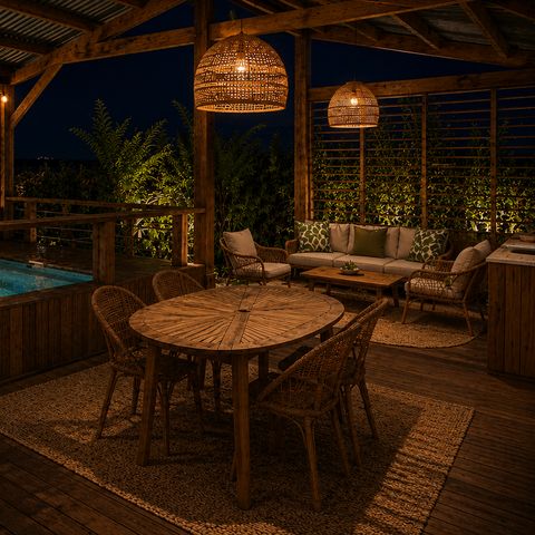 Mobile home 6 persons - Lagoon 3-bedroom - 2-bathroom - PREMIUM+ – 40 m² – Mini pool – Air conditioning – 70 m² terrace – - TV – Dishwasher – Plancha grill – Travel pack