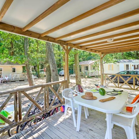 Chalet 4 persons - 2bed - Without - TV - Covered terrace-24m² - STANDARD