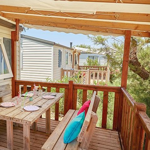 Mobile home 6 persons - Classic | 3 Bedrooms | 6 Pers. | Raised Terrace