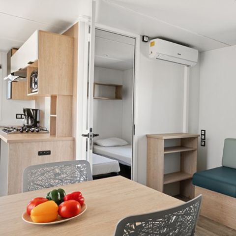 Mobile home 4 persons - Comfort XL | 2 Bedrooms | 4 Pers | Raised terrace | Air conditioning