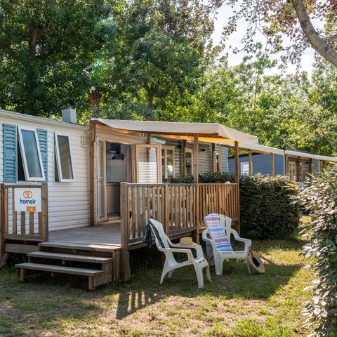 Mobile home 6 persons - Mobile-home | Comfort XL | 2 Bedrooms | 4/6 Pers. | Raised terrace | Air conditioning