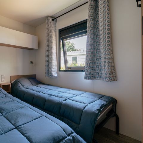 Mobile home 6 persons - Mobile-home | Premium | 3 Bedrooms | 6 Pers. | Raised terrace | 2 bathrooms | Air-con.