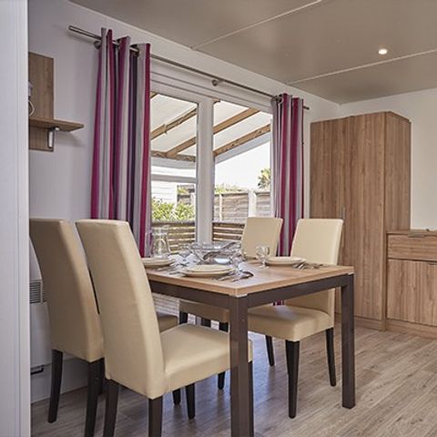 Mobile home 6 persons - Mobile-home | Premium | 3 Bedrooms | 6 Pers. | Raised terrace | 2 bathrooms | Air-con.