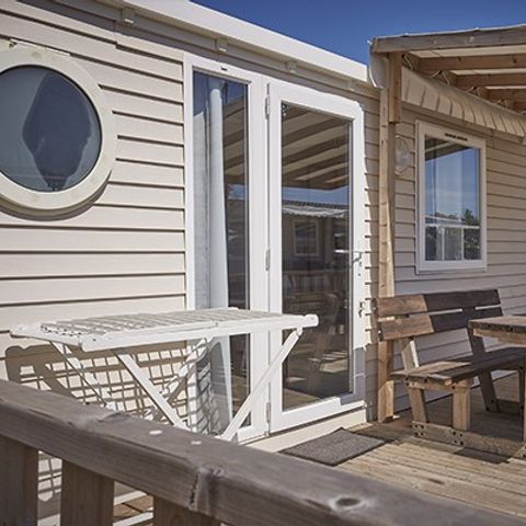 Mobile home 6 persons - Mobile-home | Comfort XL | 3 Bedrooms | 6 Pers. | Raised terrace | Air conditioning
