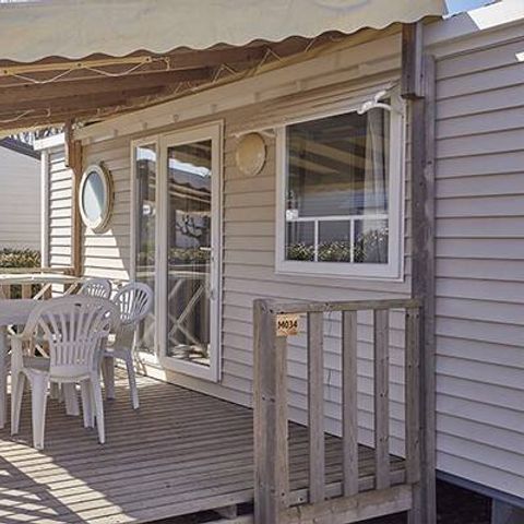 Mobile home 6 persons - Mobil-home | Classic | 3 Bedrooms | 6 Pers. | Raised terrace | Air-con.