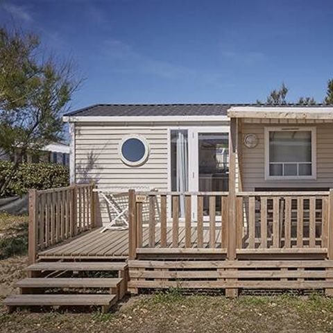Mobile home 6 persons - Mobil-home | Classic | 3 Bedrooms | 6 Pers. | Raised terrace | Air-con.