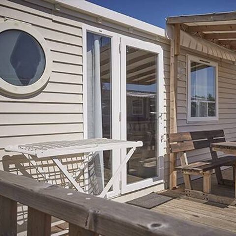 Mobile home 6 persons - Premium | 3 Bedrooms | 6 Pers | Raised terrace | 1 Bathroom | Air conditioning | TV