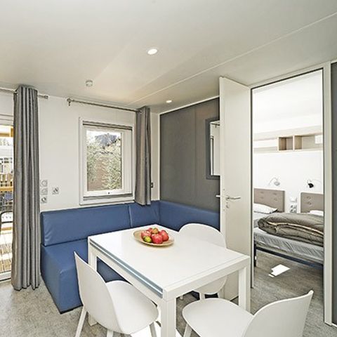 Mobile home 6 persons - Mobile-home | Premium | 3 Bedrooms | 6 Pers | Raised terrace | 2 bathrooms | Air conditioning | TV