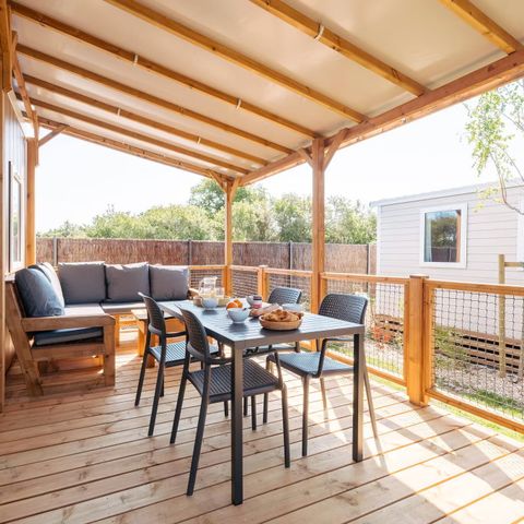 Mobile home 4 persons - Premium | 2 Bedrooms | 4 Pers. | Terrace Lounge | Air conditioning