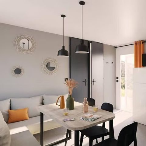 Mobile home 4 persons - Premium | 2 Bedrooms | 4 Pers. | Terrace Lounge | Air conditioning